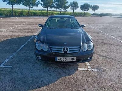 Usado Mercedes SL350 272 CV (200 kW) 2007 Negro Descapotable