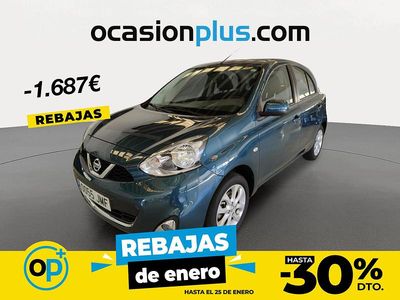Azul Usado 2016 Nissan Micra Acenta Utilitario | 7213 € (Precio justo)