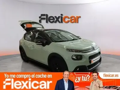 Usado Citroën C3 Feel 82 CV (60 kW) 2018 Verde Utilitario