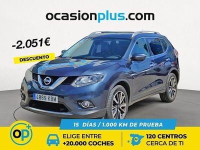 Azul Usado 2017 Nissan X-Trail Tekna SUV | 16.899 € (Precio justo)
