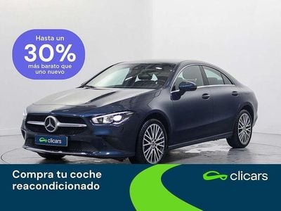 Usado Mercedes CLA200 163 CV (119 kW) 2022 Azul Coupe