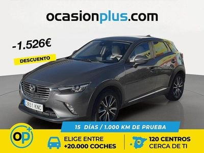 Usado Mazda CX-3 Luxury 120 CV (88 kW) 2018 Gris SUV