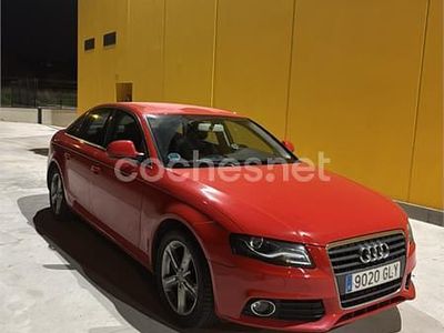 Usado Audi A4 180 CV (132 kW) 2009 Rojo Berlina