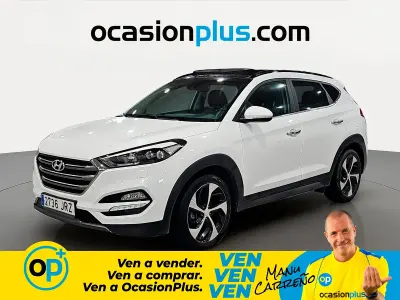 Usado Hyundai Tucson Style 141 CV (103 kW) 2016 Blanco SUV