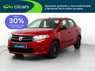 Usado Dacia Logan Ambiance 75 CV (55 kW) 2016 Rojo Berlina