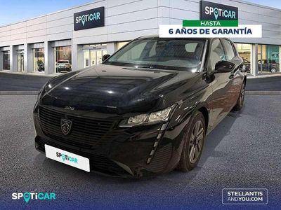 Usado Peugeot 308 Active 131 CV (96 kW) 2023 Negro Utilitario