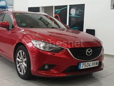 Usado Mazda 6 Luxury 150 CV (110 kW) 2013 Granate Familiar