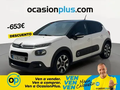 Usado Citroën C3 PureTech 82 CV (60 kW) 2019 Blanco Utilitario
