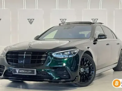 Usado Mercedes S580 510 CV (375 kW) 2022 Verde Berlina