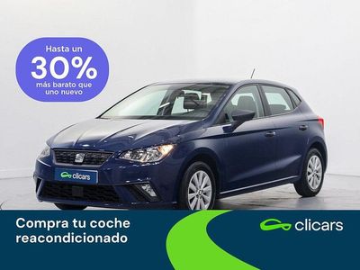 Usado Seat Ibiza CONNECT 80 CV (58 kW) 2019 Azul Utilitario