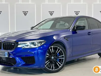 Usado BMW M5 600 CV (441 kW) 2018 Azul Berlina