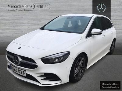 Blanco polar Usado 2019 Mercedes B200 AMG line Monovolumen | 24.900 € (Precio justo)