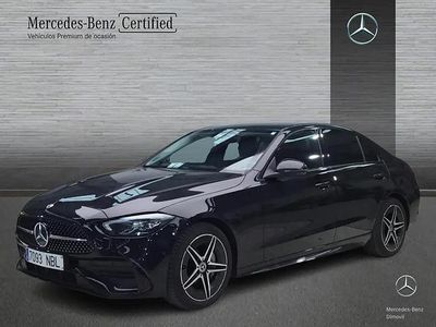 Occasion Mercedes C220 AMG line 200 PK (147 kW) 2025 Zwart Sedan