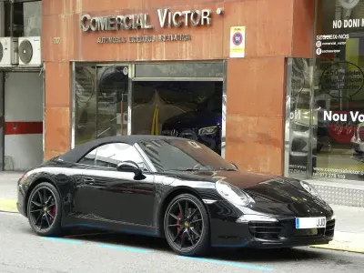 Usado Porsche 911 Carrera S Cabriolet 400 CV (294 kW) 2012 Negro Descapotable