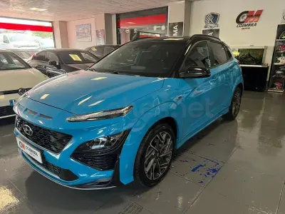 Usado Hyundai Kona N Line 120 CV (88 kW) 2021 Azul SUV