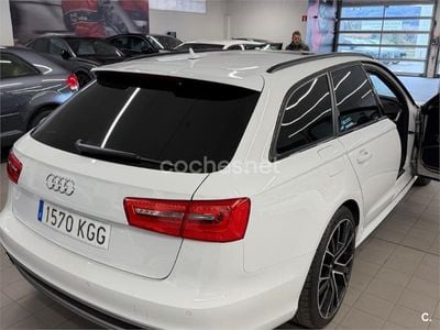 Usado Audi A6 S-Line 204 CV (150 kW) 2014 Blanco Familiar