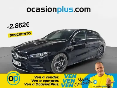 Usado Mercedes CLA250e Shooting Brake 224 CV (164 kW) 2020 Negro Familiar