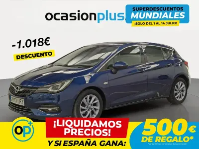 Usado Opel Astra Elegance 145 CV (106 kW) 2020 Azul Berlina