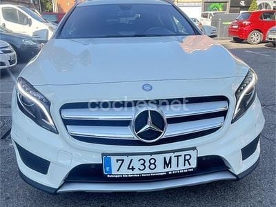 Usado Mercedes GLA220 AMG line 170 CV (125 kW) 2014 Blanco SUV