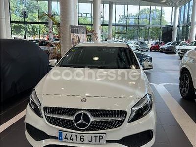Usado Mercedes A200 AMG line 136 CV (100 kW) 2016 Blanco Berlina