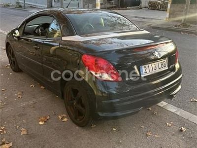Negro Usado 2011 Peugeot 207 CC Roland Garros Descapotable | 5990 € (Un poco caro)