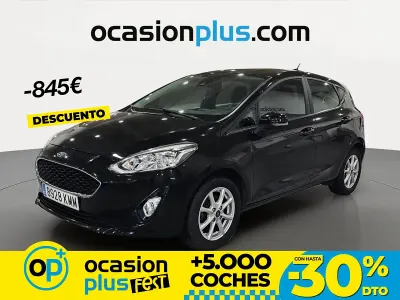 Usado Ford Fiesta Trend+ 85 CV (62 kW) 2018 Negro Utilitario