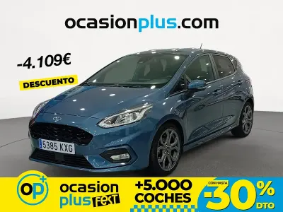 Usado Ford Fiesta ST-Line 100 CV (73 kW) 2019 Azul Utilitario