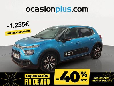 Azul Usado 2024 Citroën C3 PureTech Berlina | 13.590 € (Precio justo)