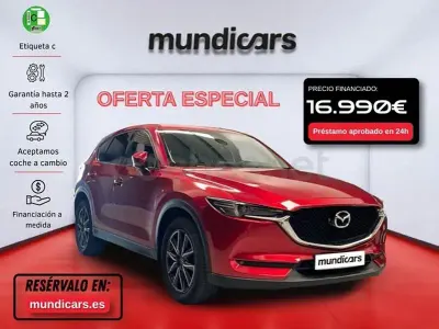 Usado Mazda CX-5 150 CV (110 kW) 2017 Rojo SUV
