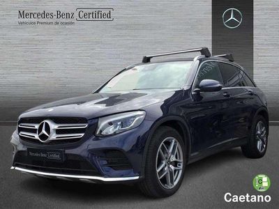 Usado Mercedes GLC220 170 CV (125 kW) 2017 Azul SUV