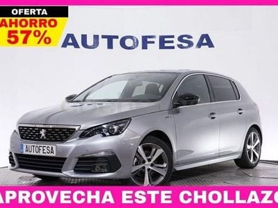 Usado Peugeot 308 GT-line 131 CV (96 kW) 2018 Gris Berlina