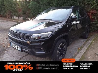 Negro Usado 2022 Jeep Compass Trailhawk SUV | 19.950 € (Precio justo)