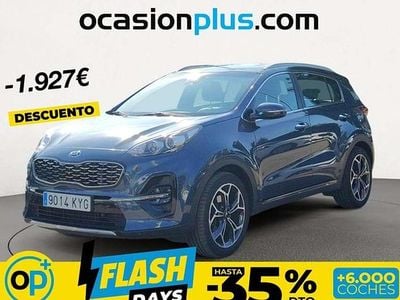 Usado Kia Sportage GT-Line 136 CV (100 kW) 2019 Azul SUV