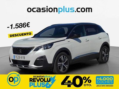 Usado Peugeot 3008 GT-line 130 CV (95 kW) 2019 Blanco SUV