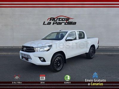 Usado Toyota HiLux 150 CV (110 kW) 2018 Blanco Recogida