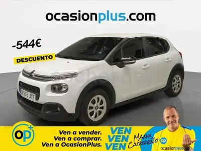 Usado Citroën C3 Feel 82 CV (60 kW) 2017 Blanco Berlina
