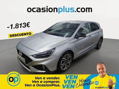 Usado Hyundai i30 N Line 100 CV (73 kW) 2024 Gris Berlina