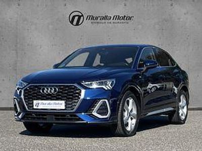Usado Audi Q3 Sportback S-Line 150 CV (110 kW) 2021 Azul metalizado SUV