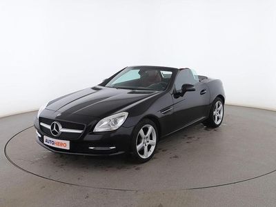 Negro Usado 2016 Mercedes SLK200 Descapotable | 19.599 € (Precio justo)
