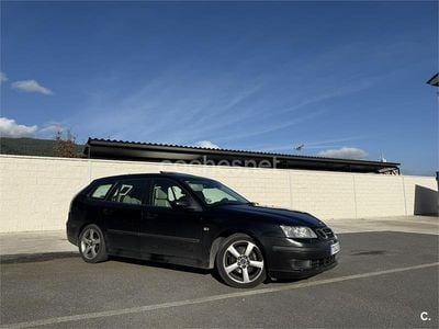 Usado Saab 9-3 Linear 150 CV (110 kW) 2006 Negro Utilitario