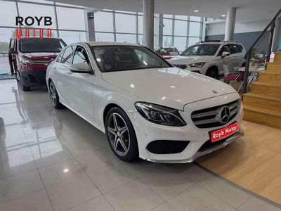 Usado Mercedes C180 156 CV (114 kW) 2014 Blanco Berlina