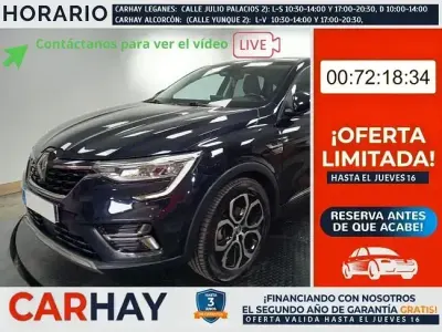 Usado Renault Arkana Intens 145 CV (106 kW) 2022 Negro SUV
