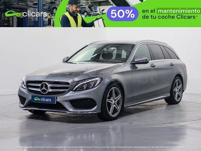 Usado Mercedes C220 200 CV (147 kW) 2015 Gris / plata Familiar