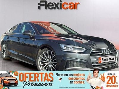 Usado Audi A5 Sportback 190 CV (139 kW) 2018 Gris Utilitario