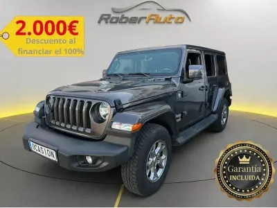 Usado Jeep Wrangler Unlimited Sport 200 CV (147 kW) 2020 Negro SUV