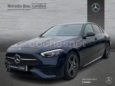 Azul Usado 2021 Mercedes C220 Berlina | 36.400 € (Precio justo)