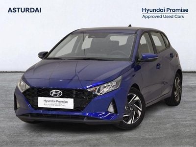 Usado Hyundai i20 84 CV (61 kW) 2024 Azul Berlina