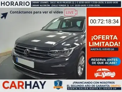 Usado VW Tiguan Life 245 CV (180 kW) 2022 Gris SUV