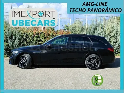 Usado Mercedes C220 194 CV (142 kW) 2019 Negro Familiar