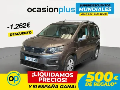 Usado Peugeot Rifter Allure 110 CV (80 kW) 2019 Gris Monovolumen
